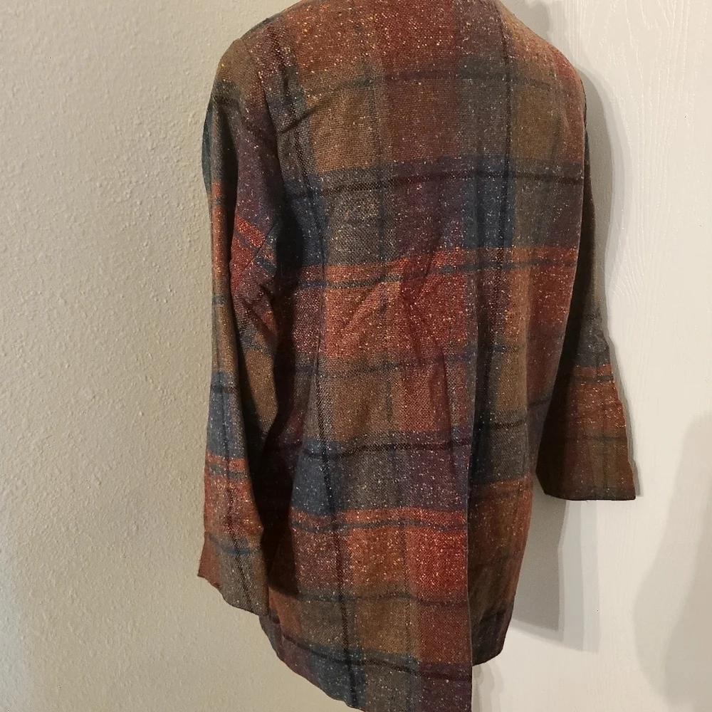 Norton McNaughton Vintage Wool Plaid Jacket size 8 - Picture 4 of 7